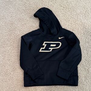 Purdue Nike Kids Black Hoodie